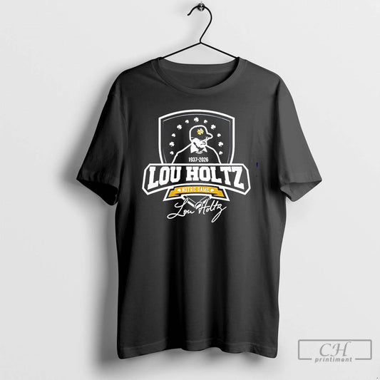 Classic Coach Lou Holtz Notre Dame Irish Signature