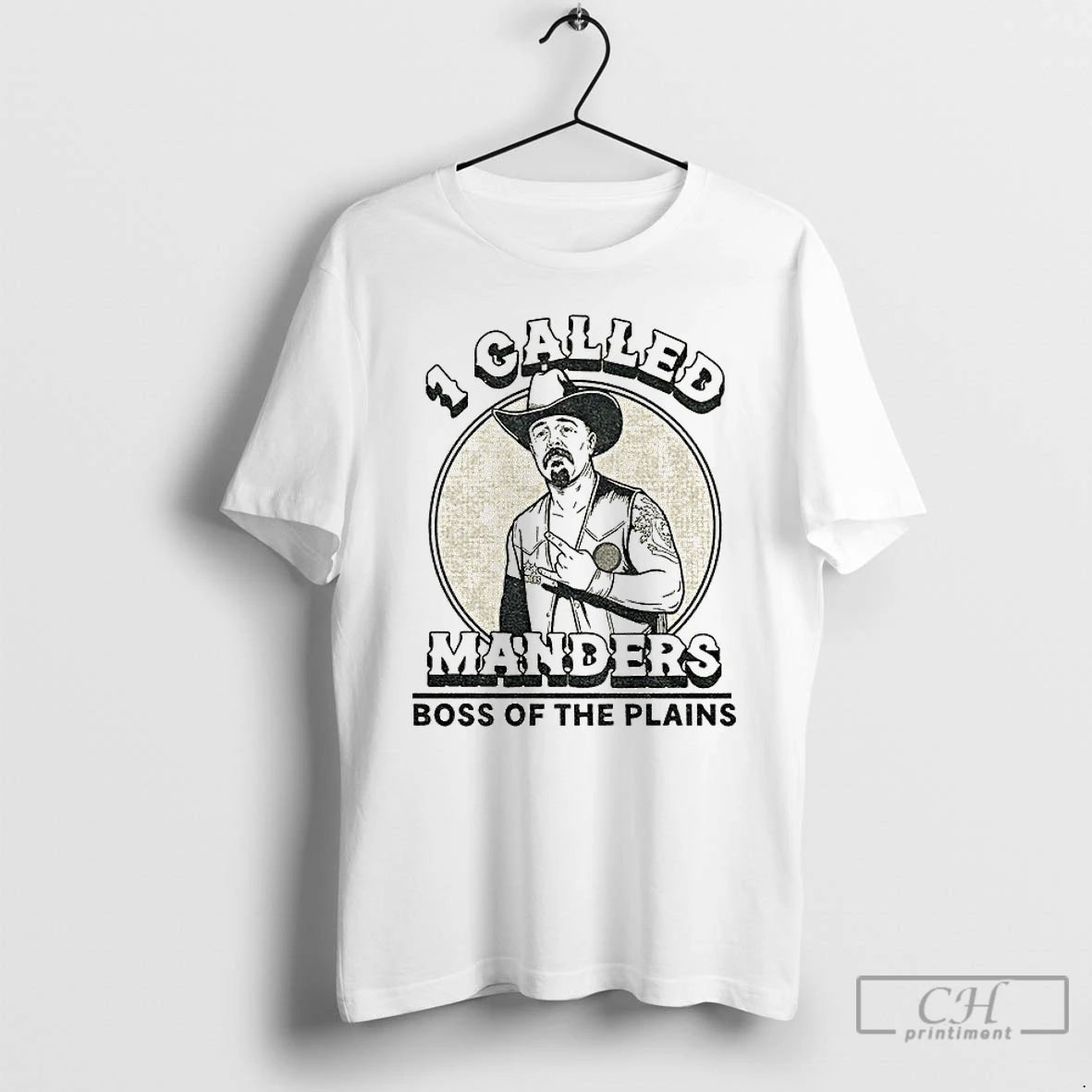 Classic Cowboy 1 Called Manders Boss Of The Plains Vintage - clothing by TeeHivey.com