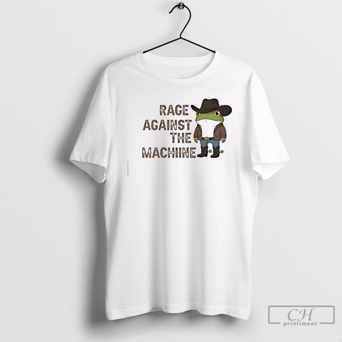 Classic Cowboy Frog Rage Against The Machine T Shirts - clothing by TeeHivey.com