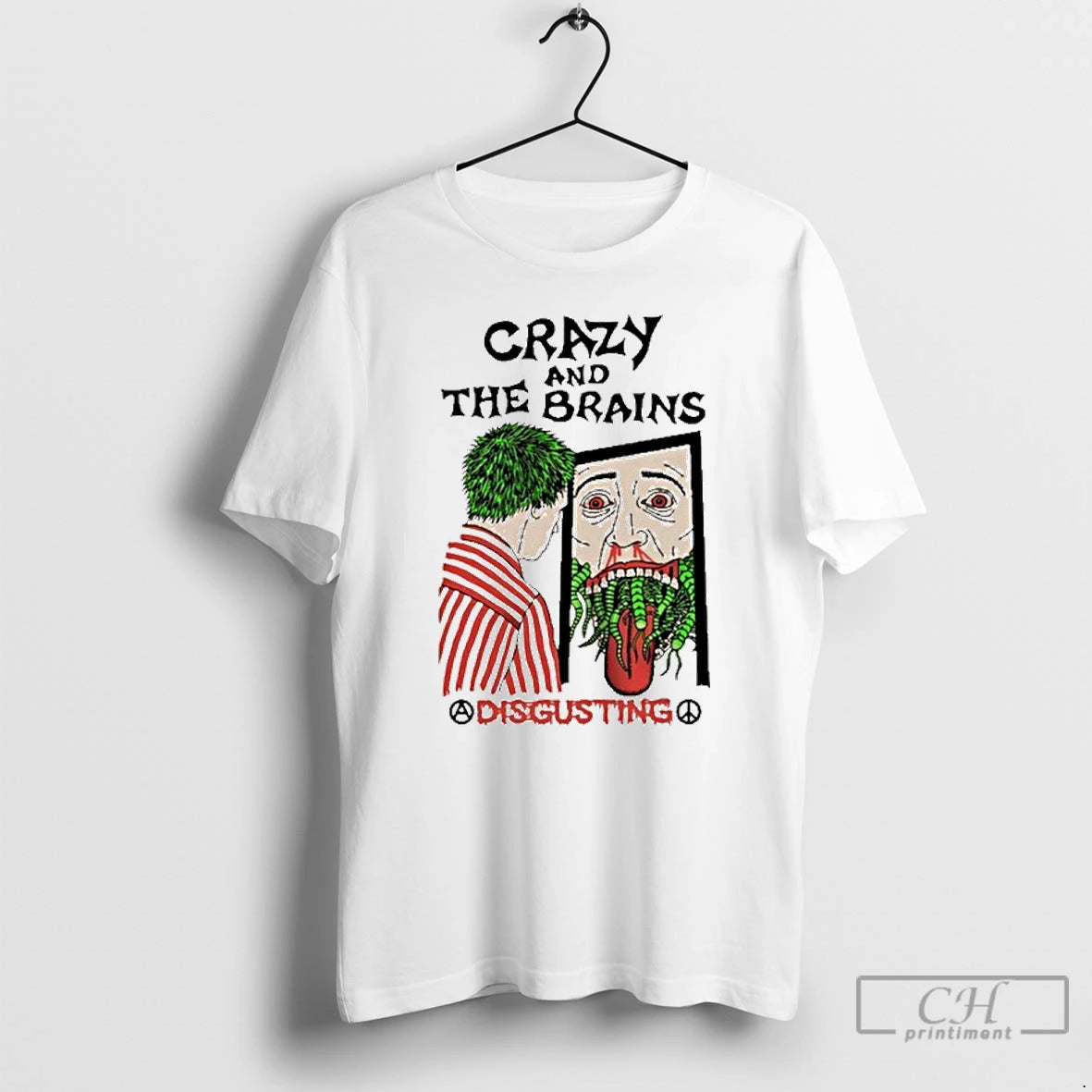 Classic Crazy And The Brains Disgusting T Shirts - clothing by TeeHivey.com