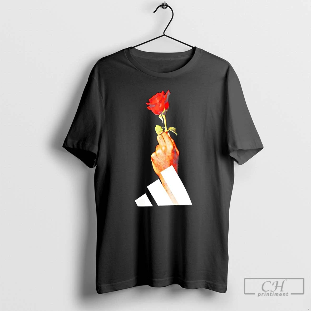 Classic D Rose Celebration Graphic Logo