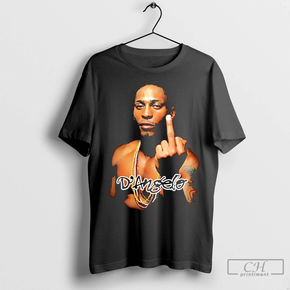 Classic Dangelo Middle Finger Graphic - clothing by TeeHivey.com
