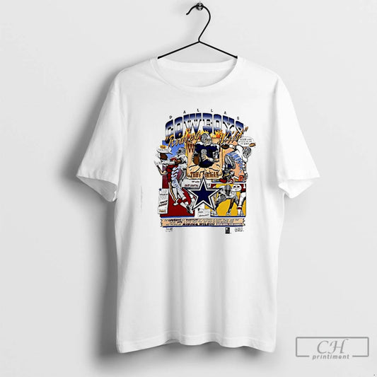 Classic Dallas Cowboys Riding Wild Troy Aikmanthe Triplets - clothing by TeeHivey.com