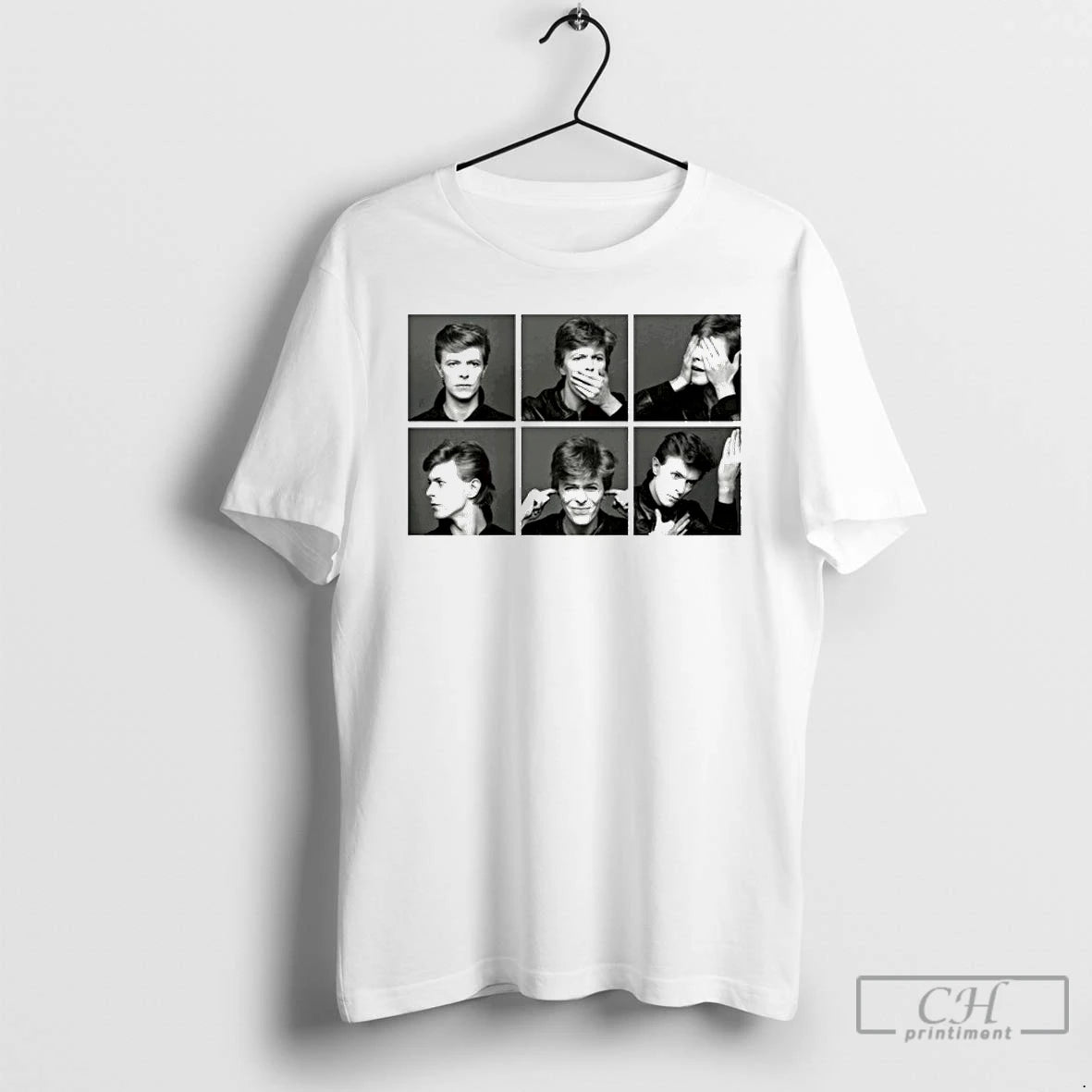 Classic David Bowie Photo Collage - clothing by TeeHivey.com