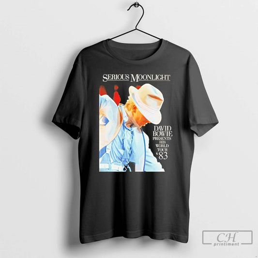 Classic David Bowie Serious Moonlight His World Tour 83 - clothing by TeeHivey.com