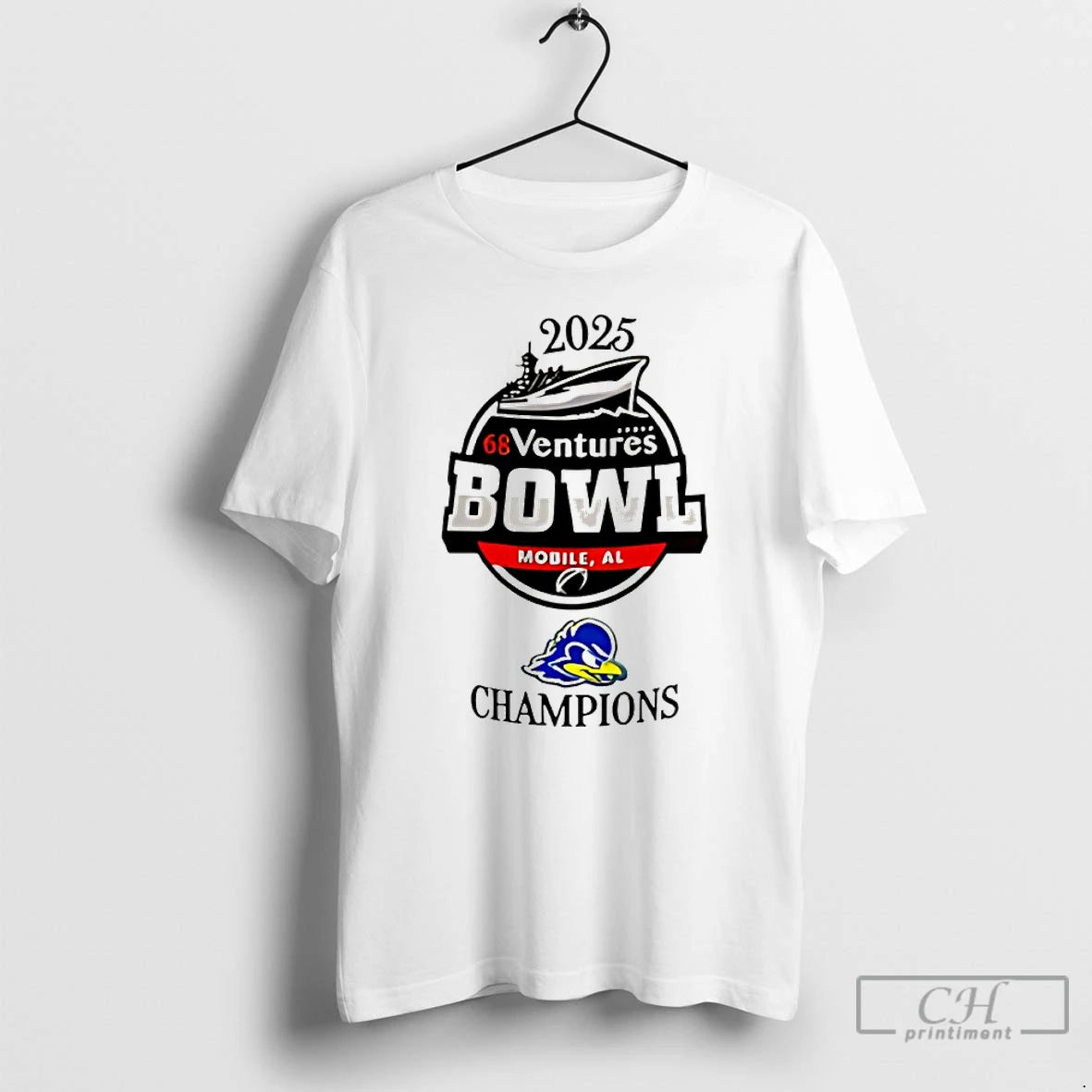 Classic Delaware Blue Hens 2025 68 Ventures Bowl Champions - clothing by TeeHivey.com