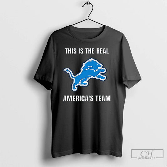 Classic Detroit Lions This Is The Real Americas Team T Shirts - clothing by TeeHivey.com