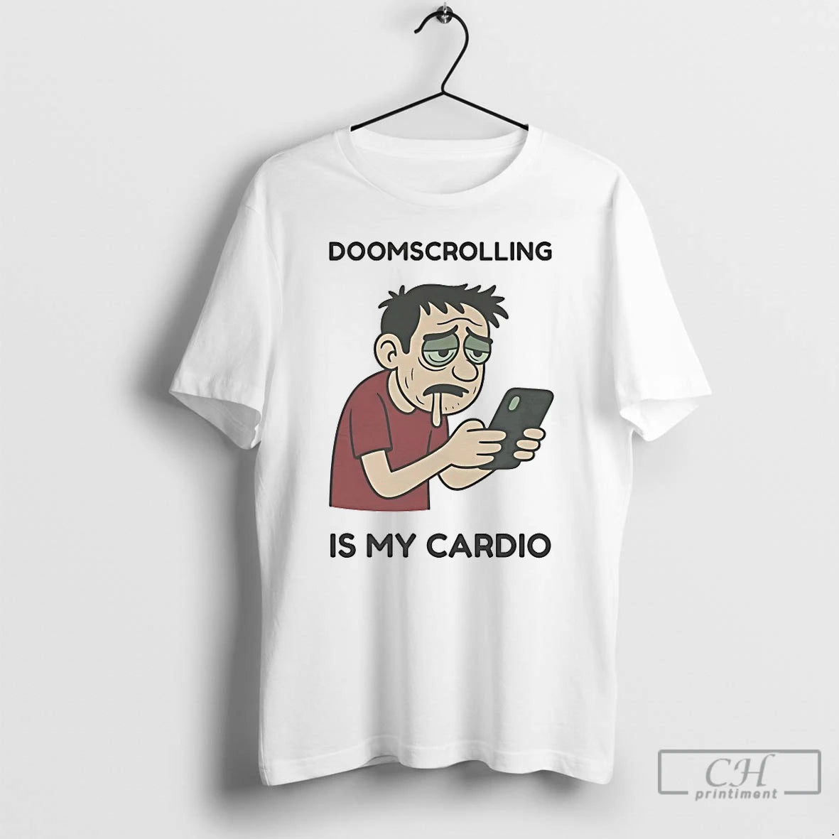 Classic Doomscrolling Is My Cardio T Shirts - clothing by TeeHivey.com