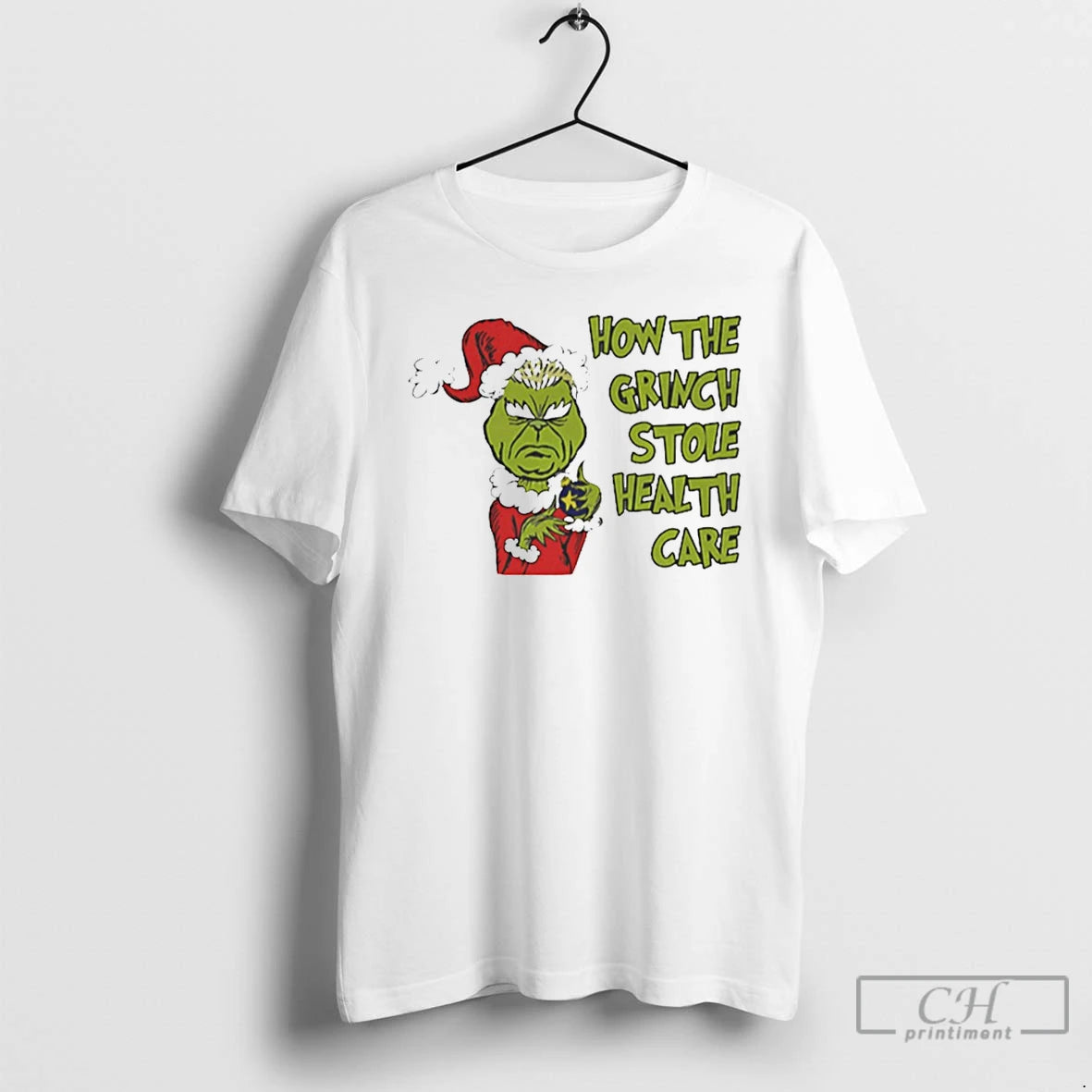 Classic Doug Ford The Grinch Stole Healthcare Christmas White T Shirts - clothing by TeeHivey.com
