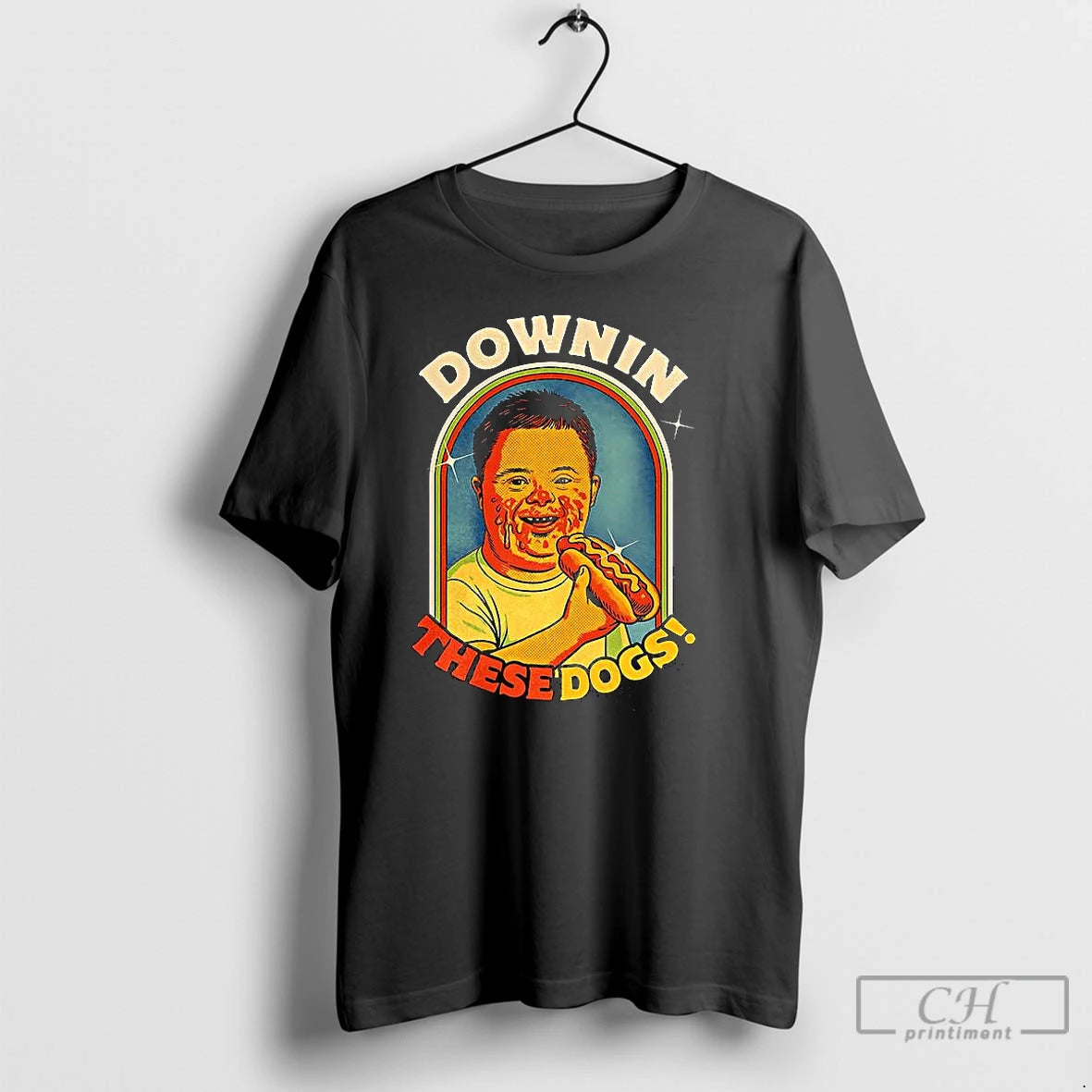Classic Downin These Dogs Down Syndrome Parody T Shirts - clothing by TeeHivey.com