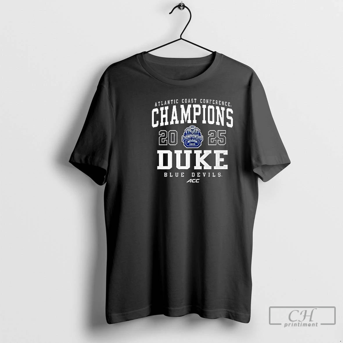 Classic Duke 2025 Acc Football Champs Circle Black - clothing by TeeHivey.com