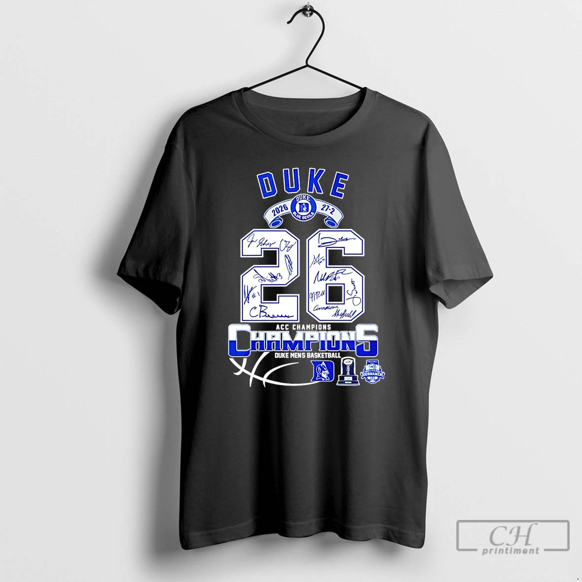 Classic Duke Mens Basketball 2026 Acc Champions 27 2 Signatures