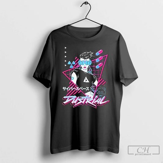 Classic Dustrial Cyberspace Ultra Long Sleve T Shirts - clothing by TeeHivey.com