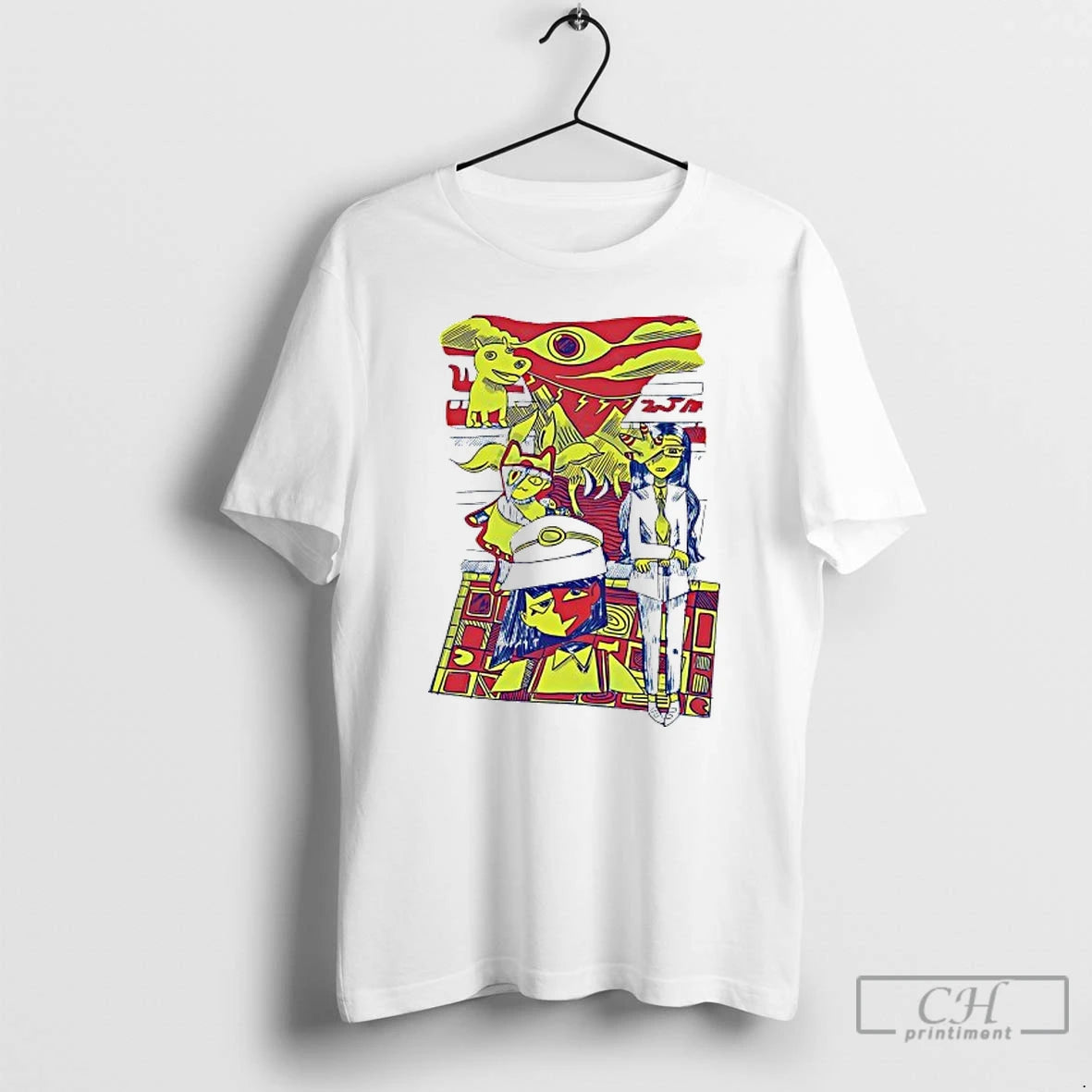 Classic Ena Dream Bbq Abstract Eye Cat Dog T Shirts - clothing by TeeHivey.com