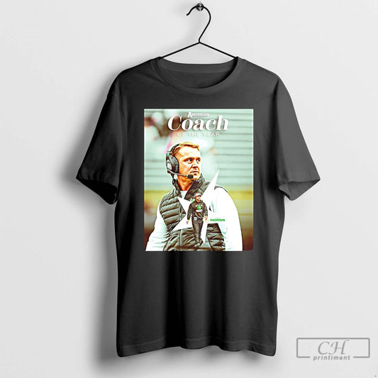 Classic Eric Morris North Texas Mean Green 2025 Coach Of The Year T Shirts Sweater - clothing by TeeHivey.com