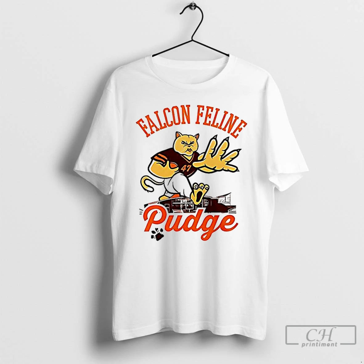 Classic Falcon Felline Pudge The Cat Bgsu Football T Shirts - clothing by TeeHivey.com