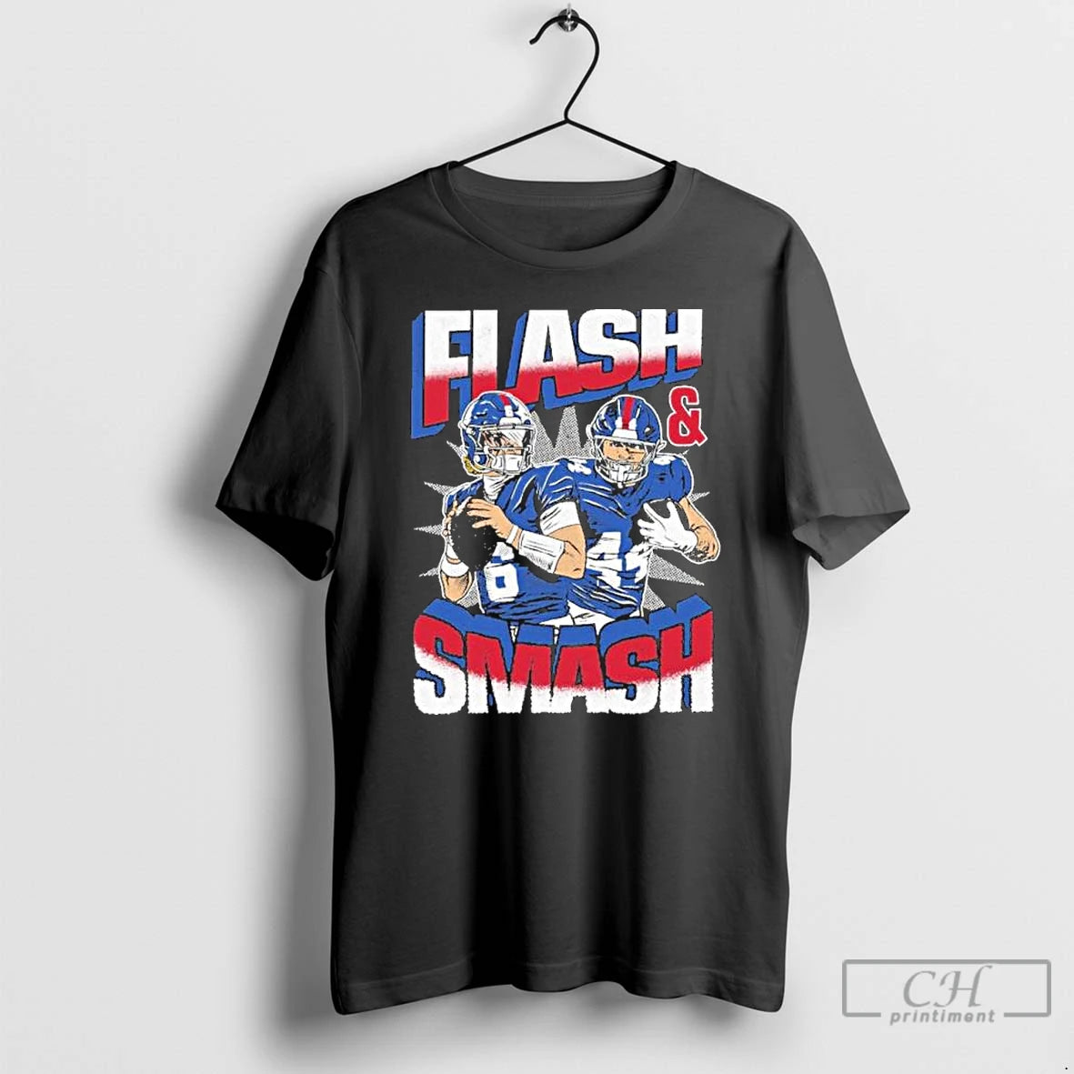 Classic Flash And Smash Jaxson Dart And Cam Skattebo T Shirts - clothing by TeeHivey.com