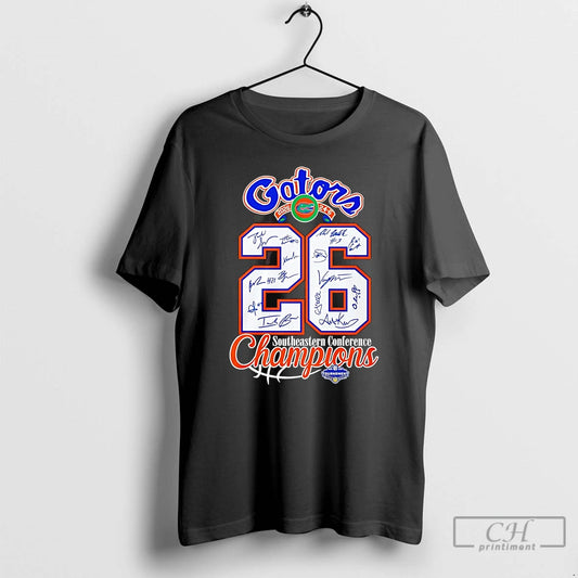 Classic Florida Gatos 2026 Southeastern Conference Champions 24 6 Signatures