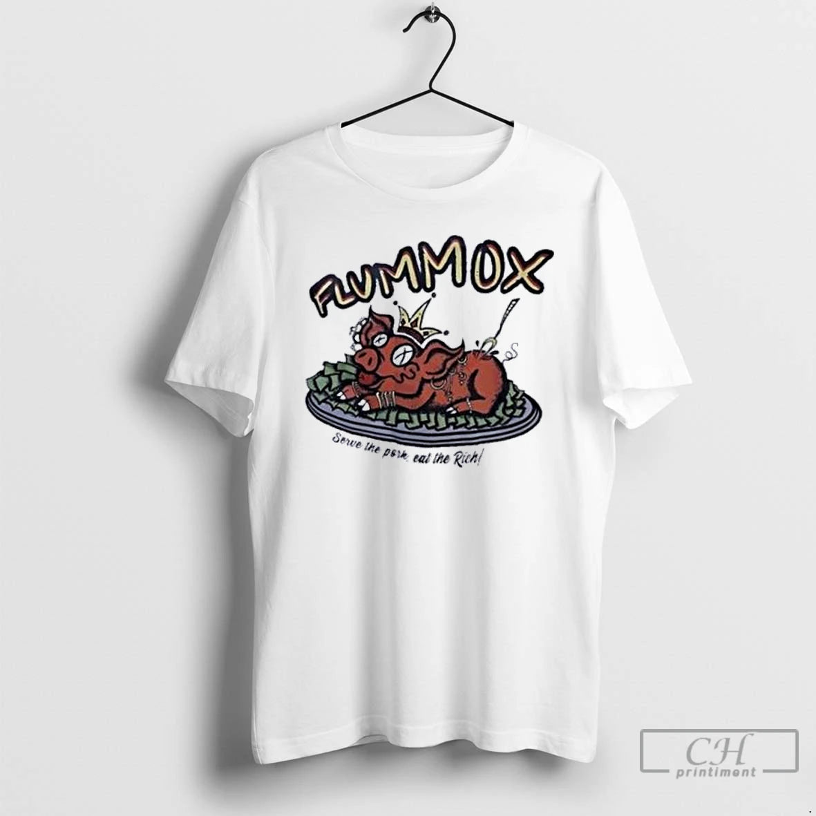 Classic Flummox Serve The Pork Eat The Rich T Shirts - clothing by TeeHivey.com