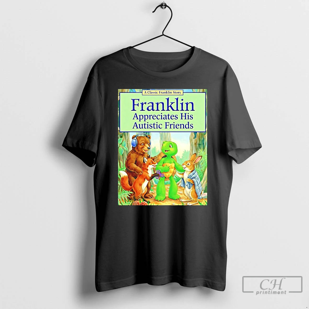 Classic Franklin Appreciates His Autistic Friends - clothing by TeeHivey.com