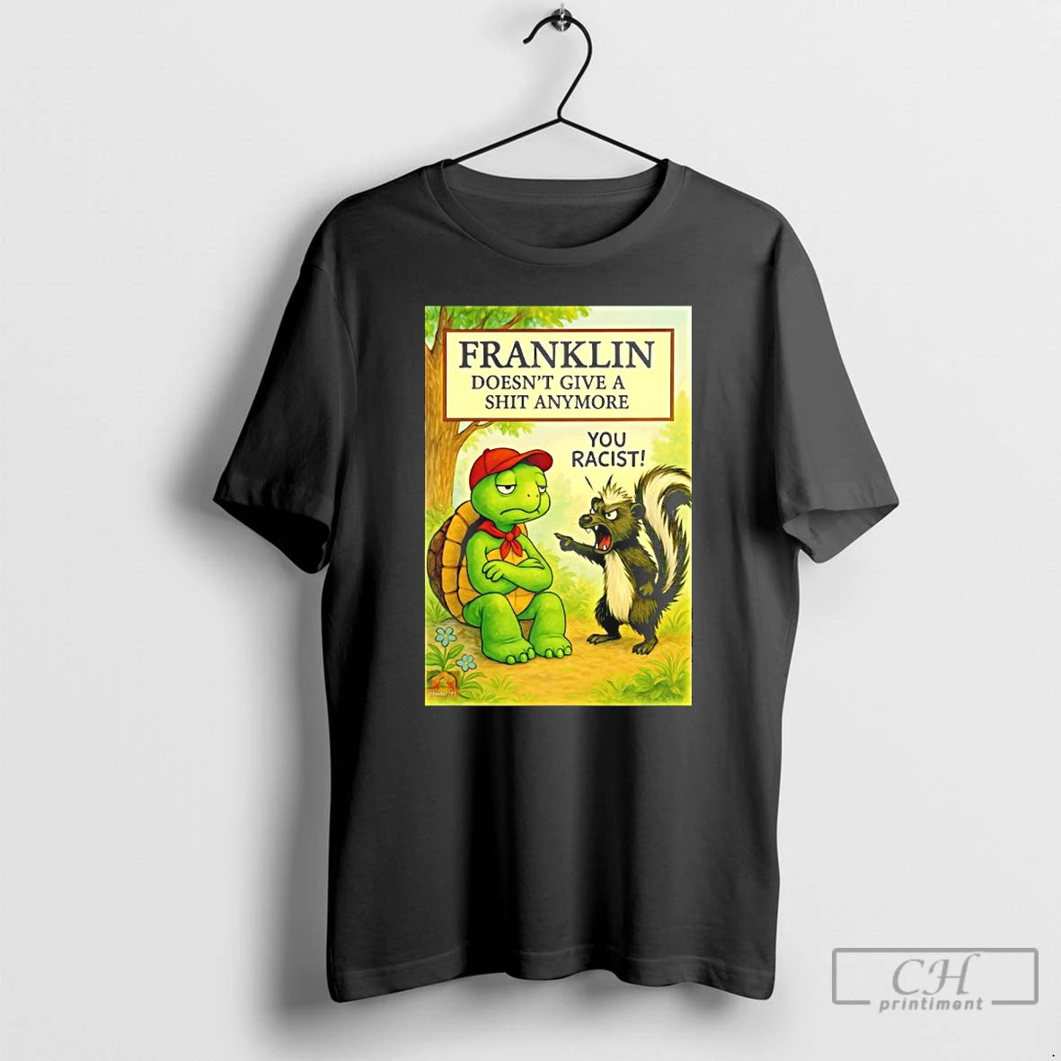Classic Franklin Doesnt Give A Shit Anymore You Racist - clothing by TeeHivey.com