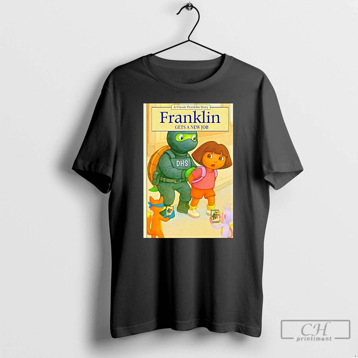 Classic Franklin Gets A New Job - clothing by TeeHivey.com