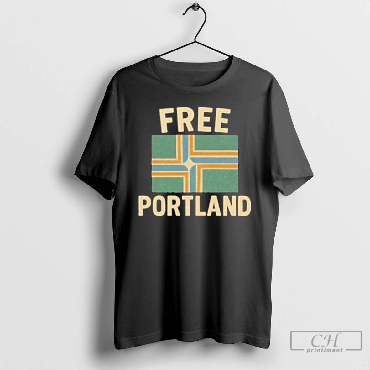 Classic Free Portland Anti Ice In Portland T Shirts - clothing by TeeHivey.com