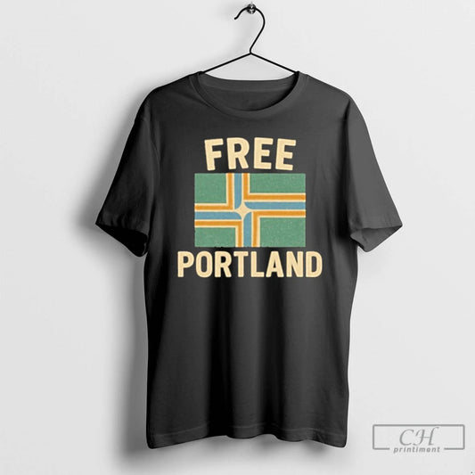 Classic Free Portland Anti Ice In Portland T Shirts - clothing by TeeHivey.com