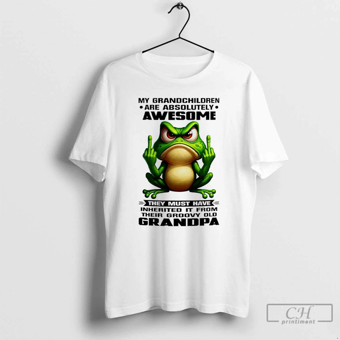 Classic Frog My Grandchildren Are Absolutely Awesome They Must Have Inherited It From Their Groovy - clothing by TeeHivey.com