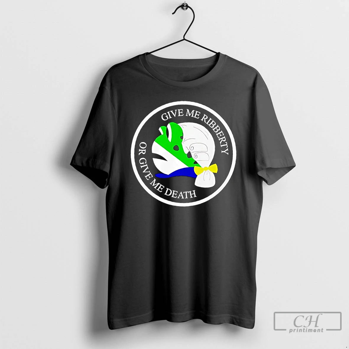 Classic Frog Wearing Judges Wig Give Me Ribberty Or Give Me Death Meme T Shirts - clothing by TeeHivey.com