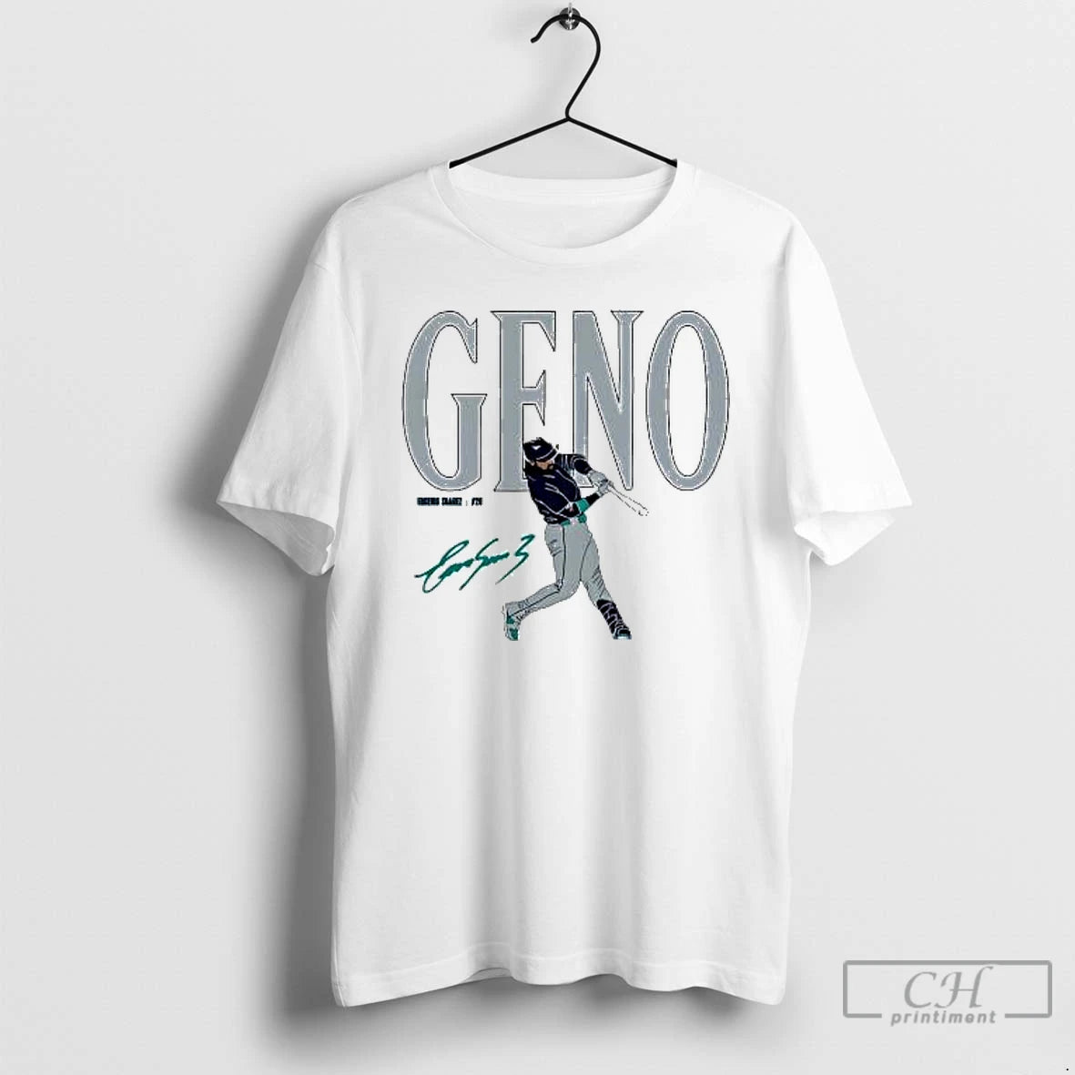 Classic Geno Eugenio Suarez Seattle Mariners Mlb 2025 Baseball Signature T Shirts - clothing by TeeHivey.com