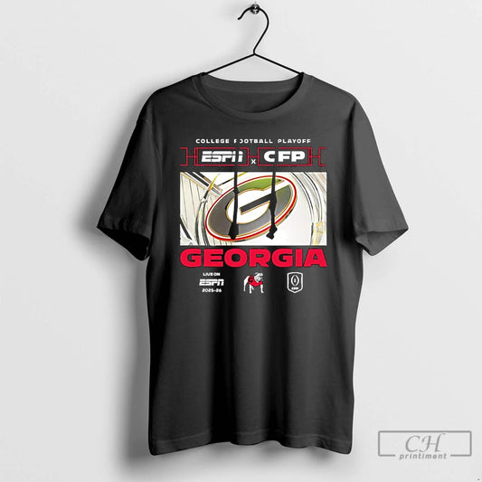 Classic Georgia Bulldogs Espn X Cfp College Football Playoff Live On Espn 2025 26 - clothing by TeeHivey.com
