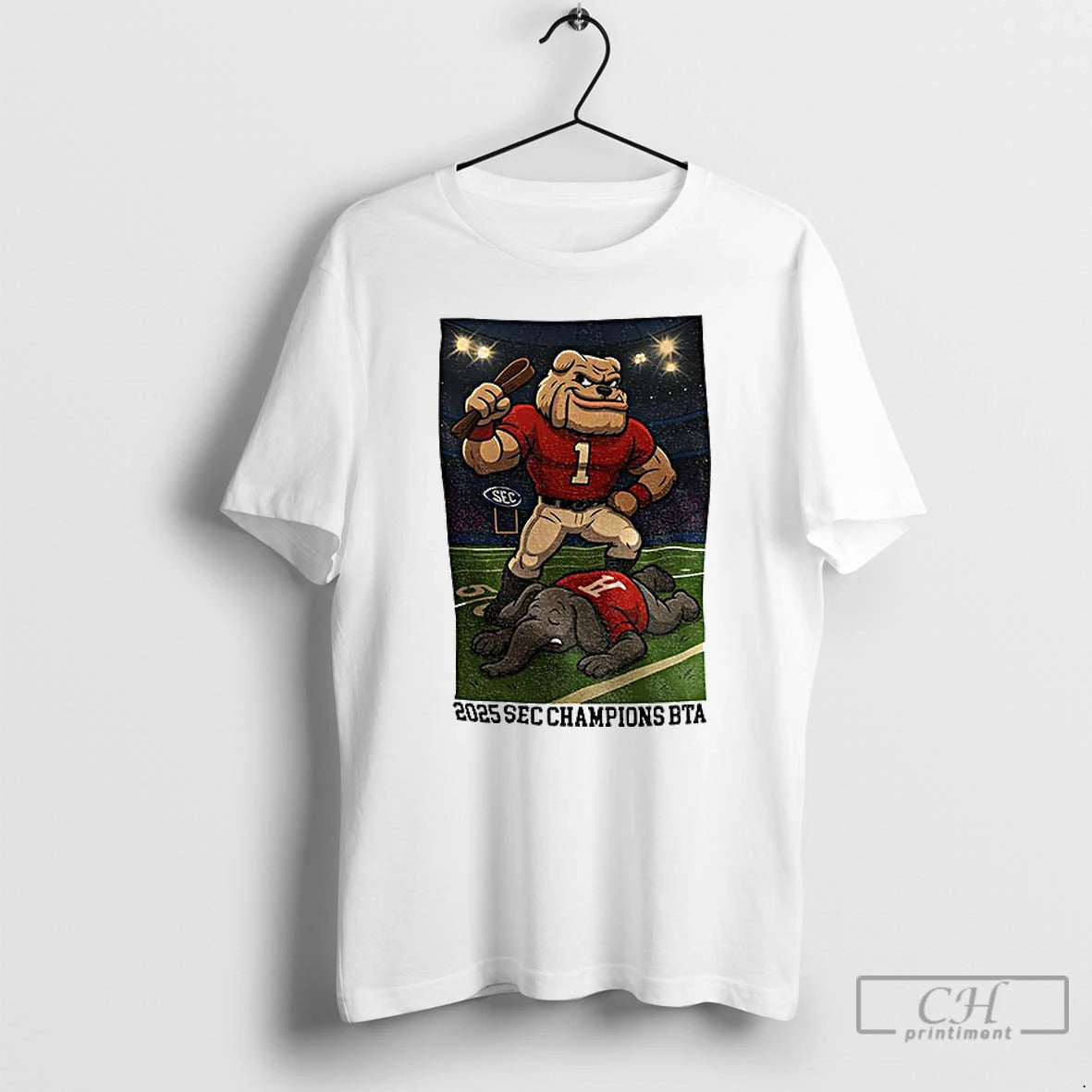 Classic Georgia Bulldogs Victory Dawgs Vs Bama Rivalry Sec Football Cartoon Gameday T Shirts Sweater