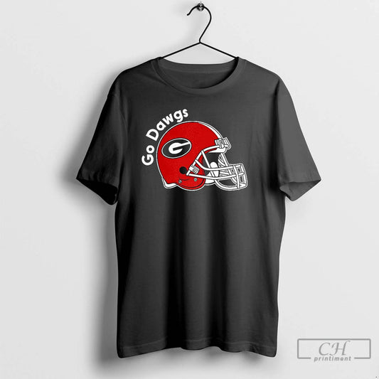 Classic Georgia Bulldogs Football Go Dawgs Helmet T Shirts - clothing by TeeHivey.com