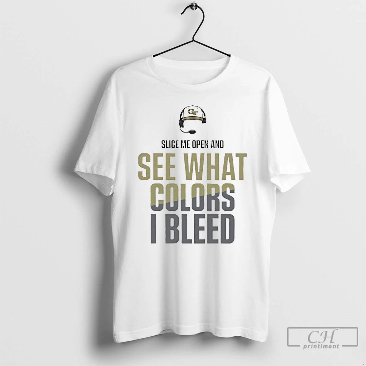 Classic Georgia Tech Slice Me Open And See What Colors I Bleed T Shirts Sweater - clothing by TeeHivey.com