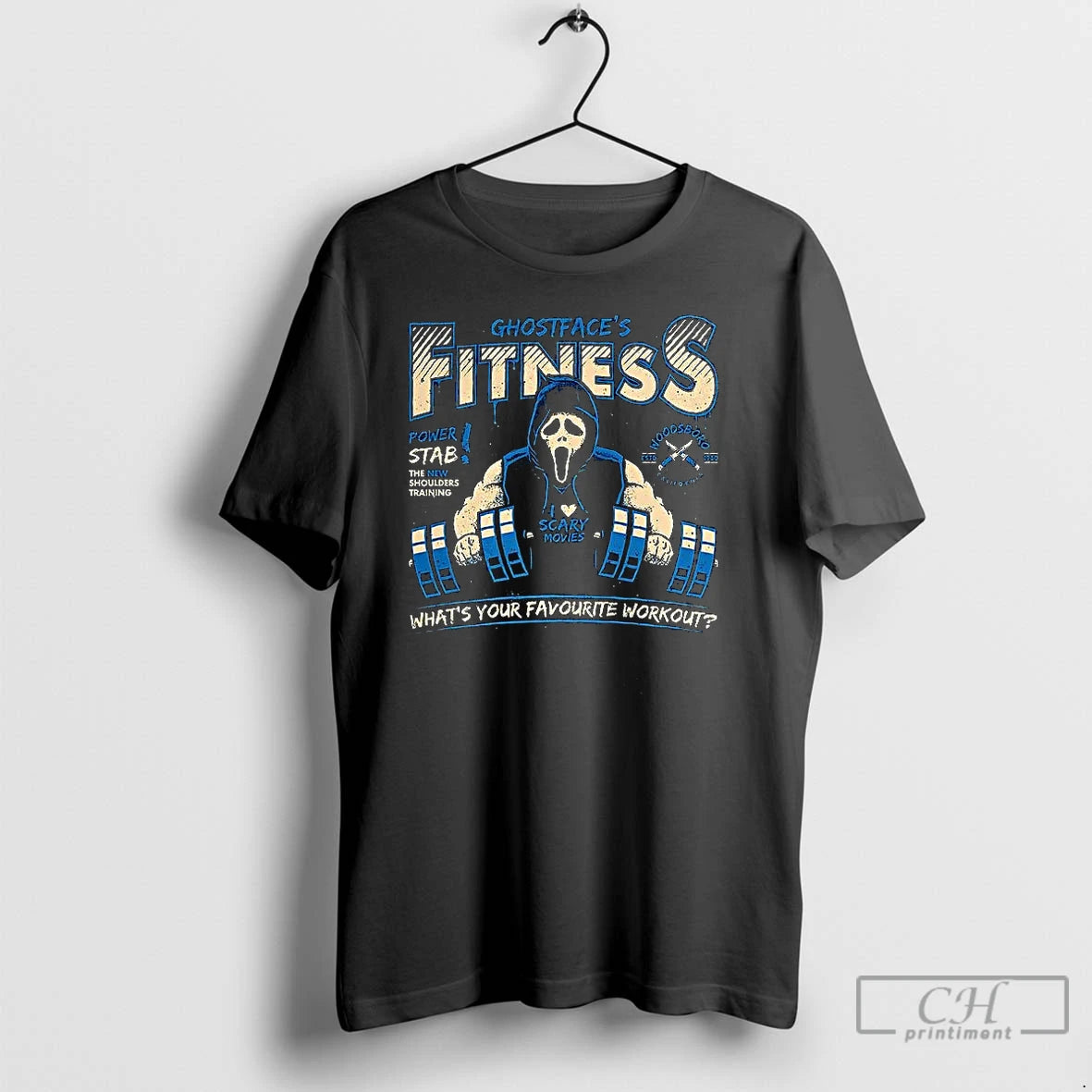 Classic Ghostfaces Fitness Whats Your Favorite Workout T Shirts - clothing by TeeHivey.com
