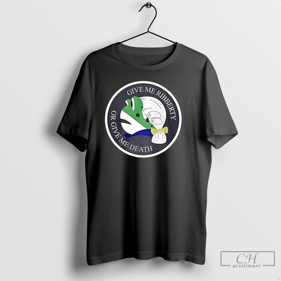Classic Give Me Ribberty Or Give Me Death Logo T Shirts - clothing by TeeHivey.com