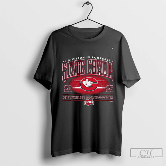 Classic Glenville Tarblooders 2025 Football D4 State Champions Chriast - clothing by TeeHivey.com