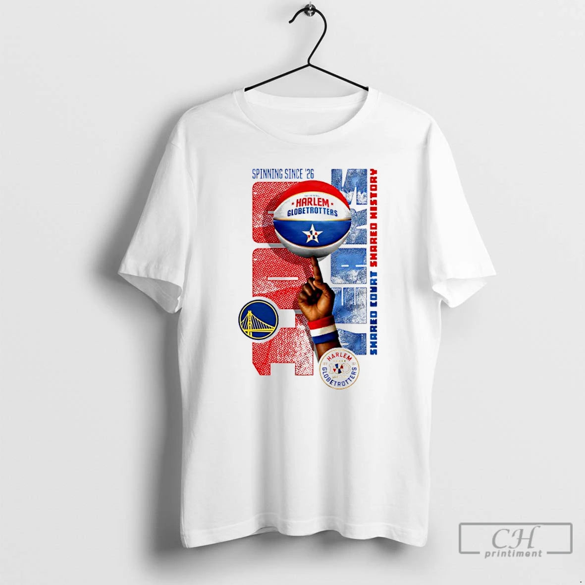 Classic Golden State Warriors X Harlem Globetrotters Spinning Since 26 - clothing by TeeHivey.com
