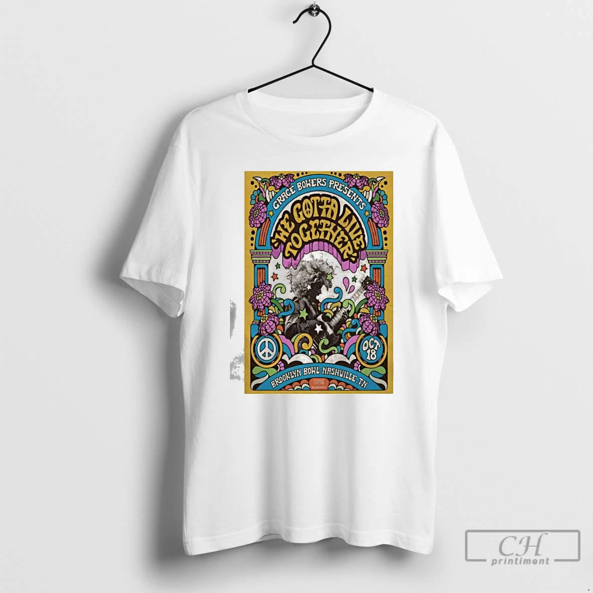 Classic Grace Bowers Tour Brooklyn Bowl Nashville 2025 T Shirts - clothing by TeeHivey.com