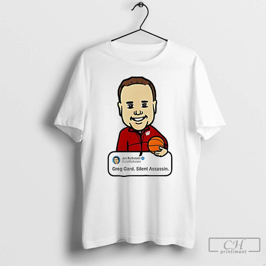 Classic Greg Gard Silent Assassin Caricature - clothing by TeeHivey.com