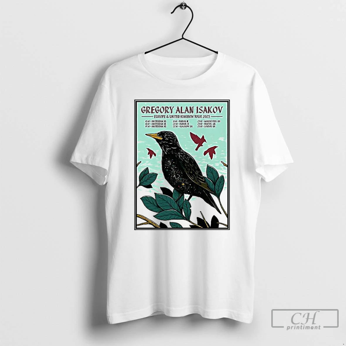Classic Gregory Alan Isakov Europe And Uk Tour 2025 T Shirts - clothing by TeeHivey.com