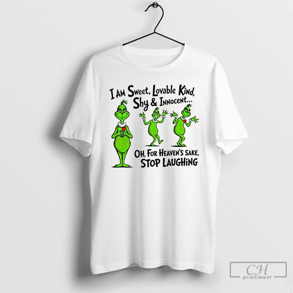 Classic Grinch I Am Sweet Lovable Kind Shy And Innocent Christmas - clothing by TeeHivey.com