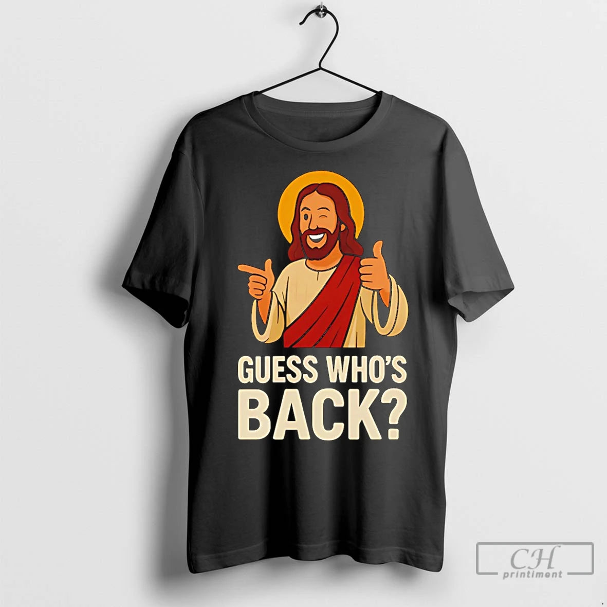 Classic Guess Who Back Jesus - clothing by TeeHivey.com