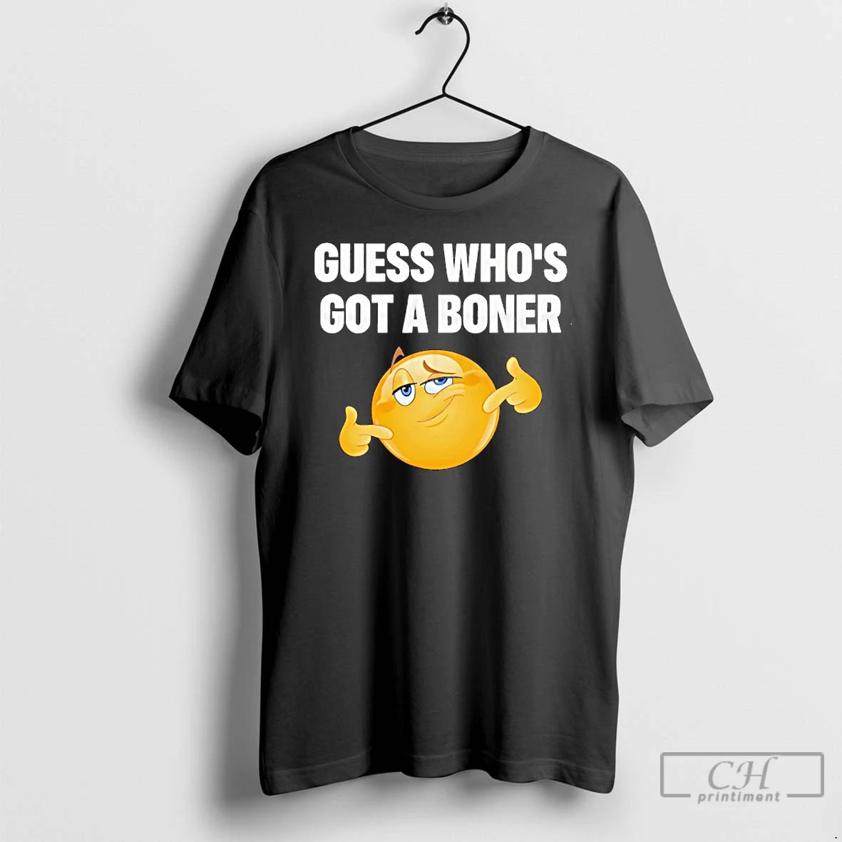 Classic Guess Whos Got A Boner - clothing by TeeHivey.com