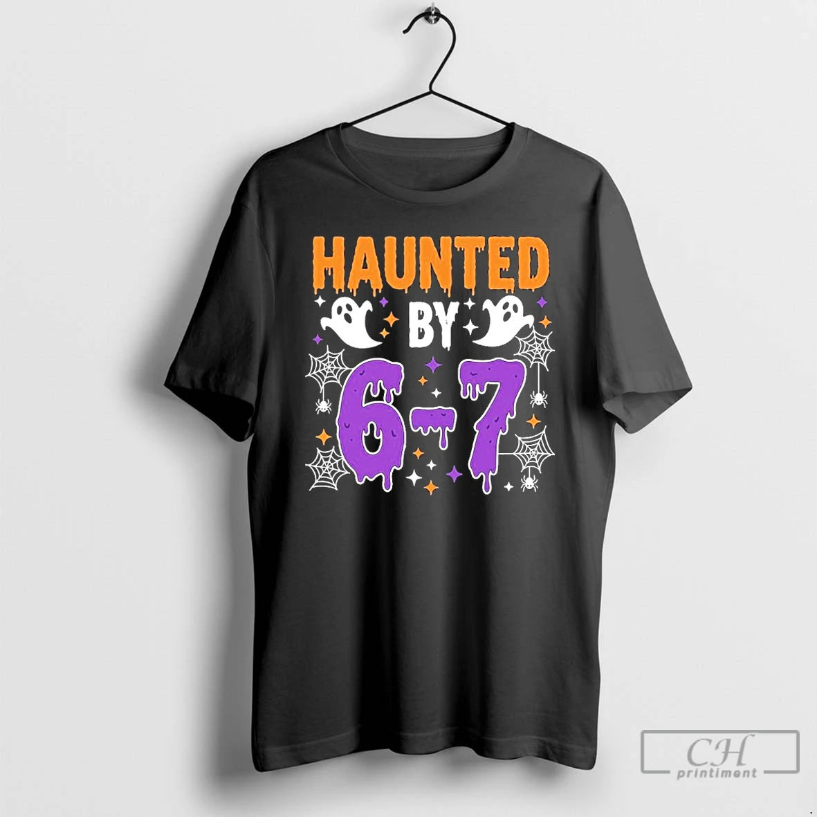 Classic Haunted By 67 Halloween Gift Meme T Shirts - clothing by TeeHivey.com