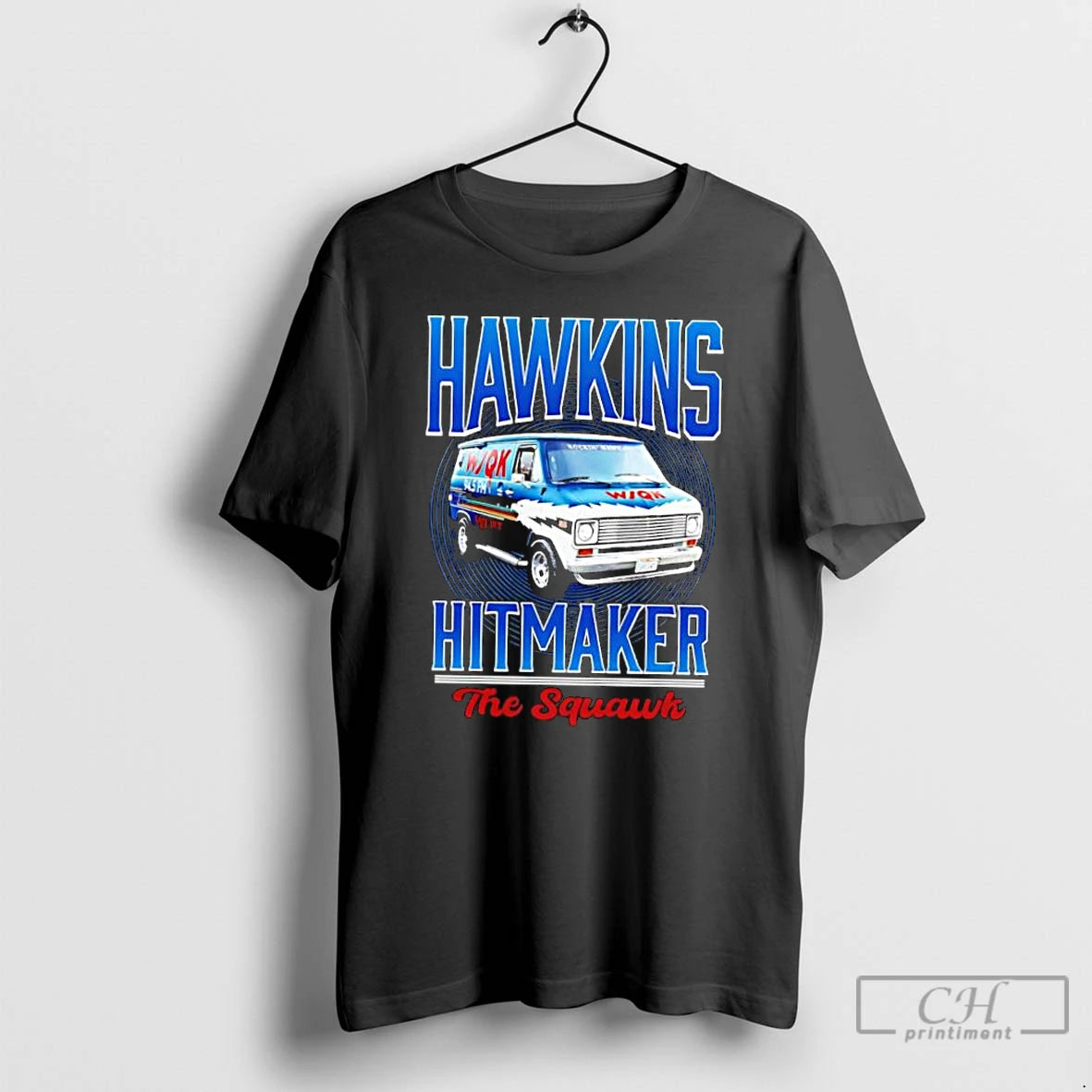 Classic Hawkins Hitmaker Oversized Bioworld Stranger - clothing by TeeHivey.com