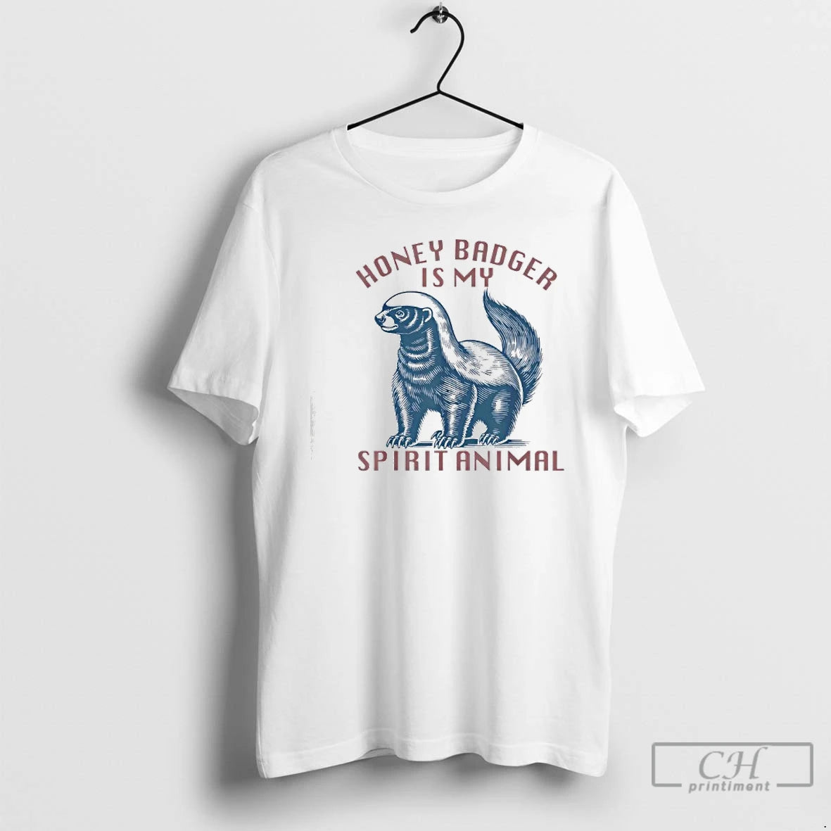 Classic Honey Badger Is My Spirit Honey Badger Vintage - clothing by TeeHivey.com