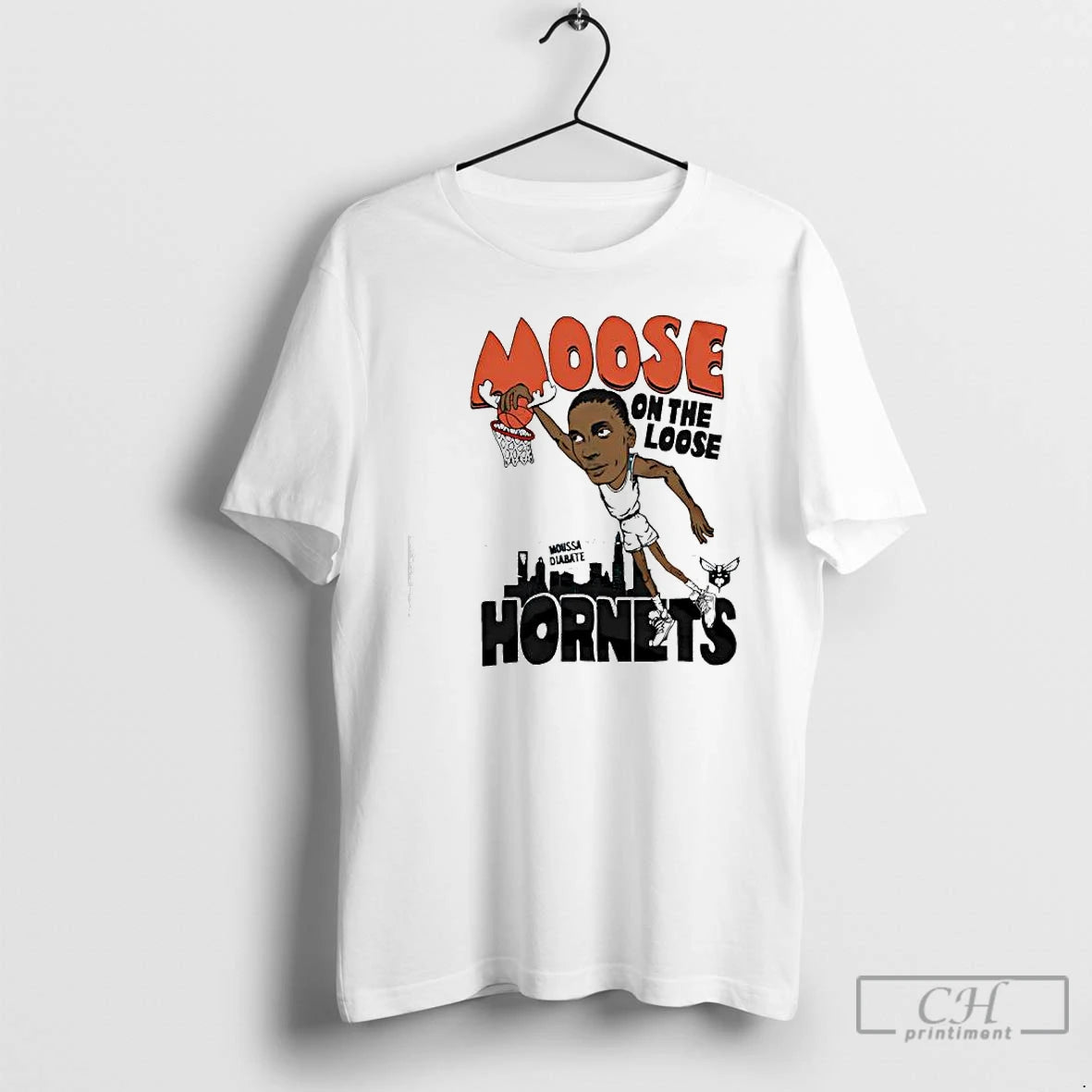 Classic Hornets Moussa Diabate Moose On The Loose Super Player - clothing by TeeHivey.com