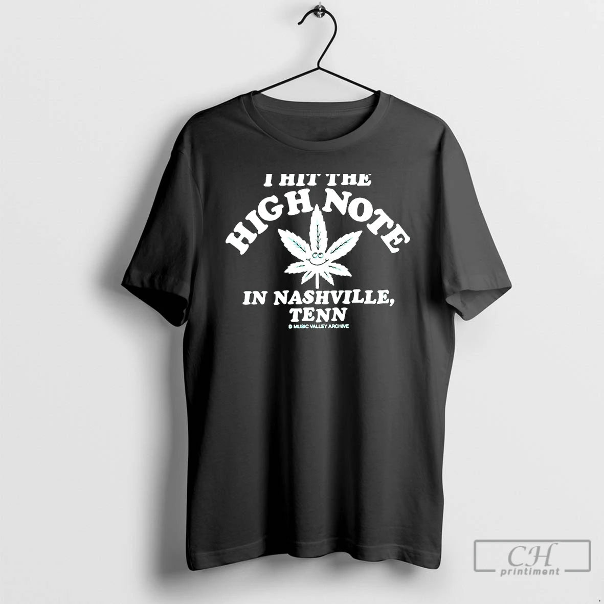 Classic I Hit The High Note In Nashville Tenn Graphic